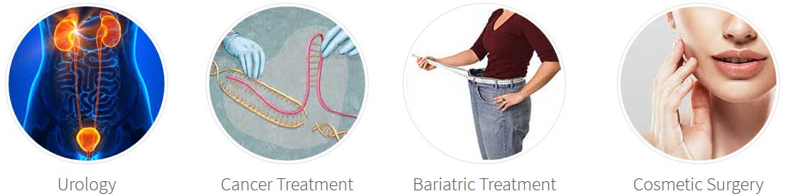 Urology, Cancer Treatment, Bariatric Treatment, Cosmetic Surgery